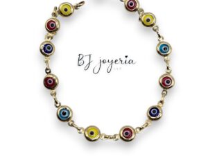 TURKISH EYE BRACELET (14K) (0058)