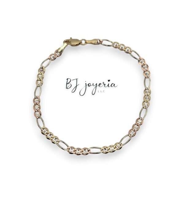 FIGARO BRACELET 8 INCH (14K) (0784)