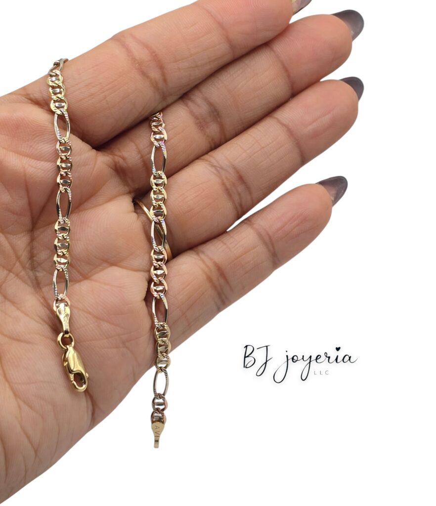 FIGARO BRACELET 8 INCH (14K) (0784)