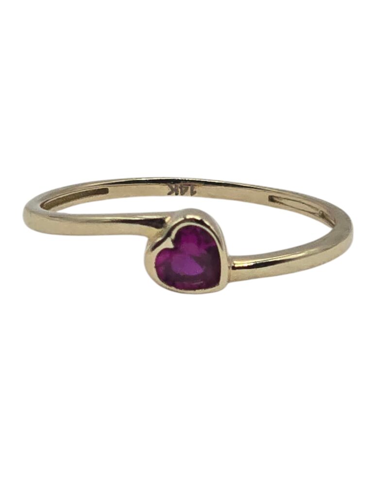 LITTLE LOVE RING #8 14 K(10054)