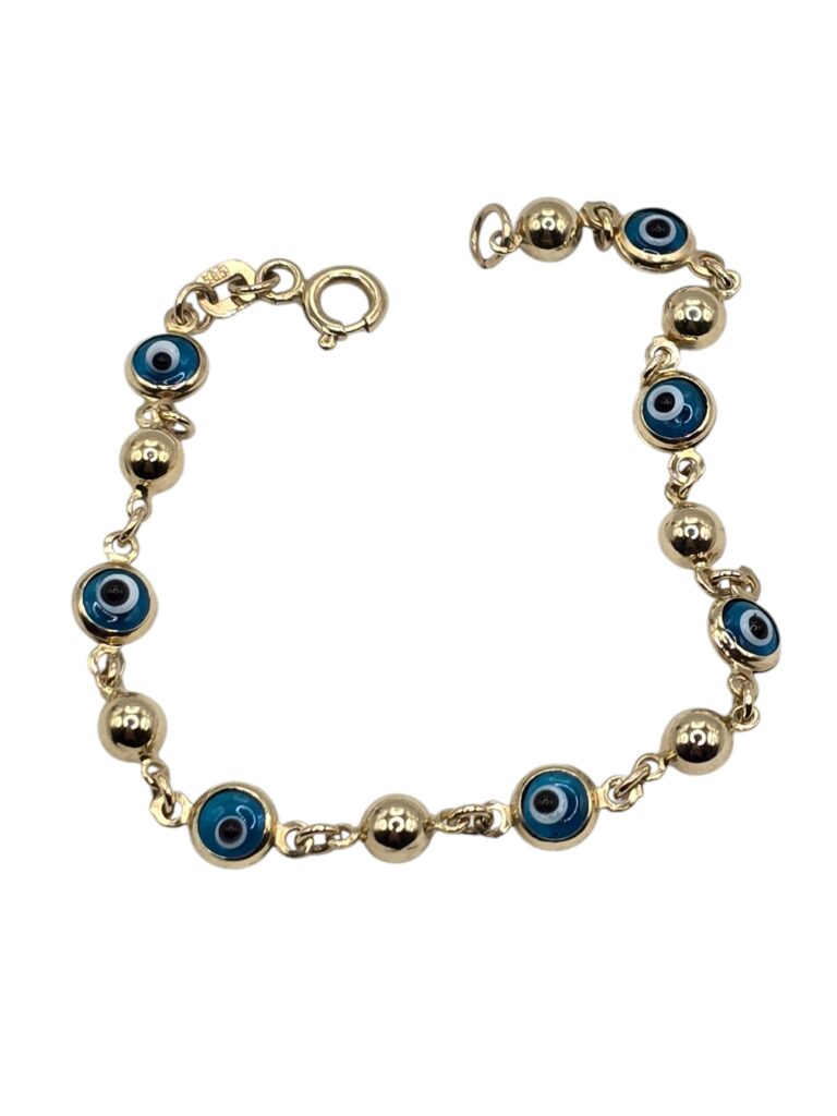 LITTLE PROTECTION BRACELET 14k 5.5 inch 14 K(10057)