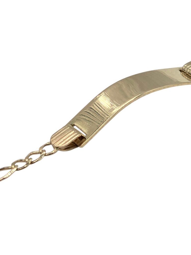 LITTLE ID BRACELET 6 INCH 14 K(10060)