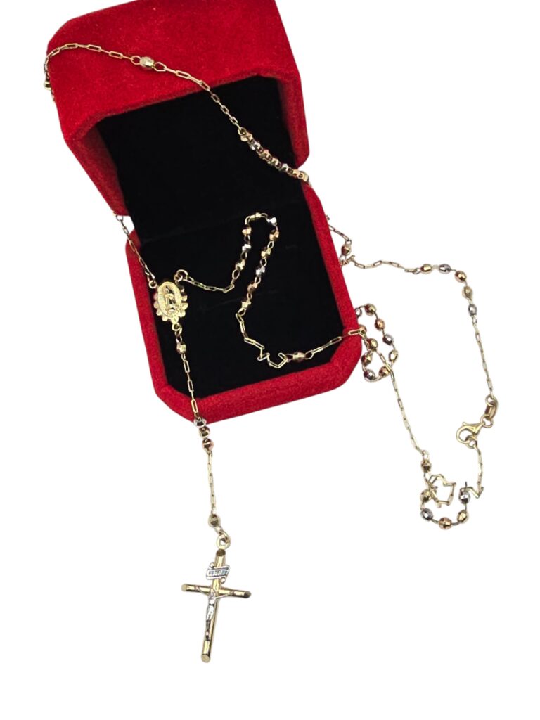 ETERNAL GRACE ROSARY  24 INCH 14 K(10021)