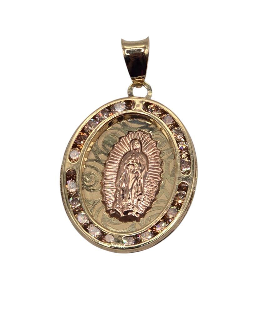 VIRGIN MARY PENDANT 14 K(10044)