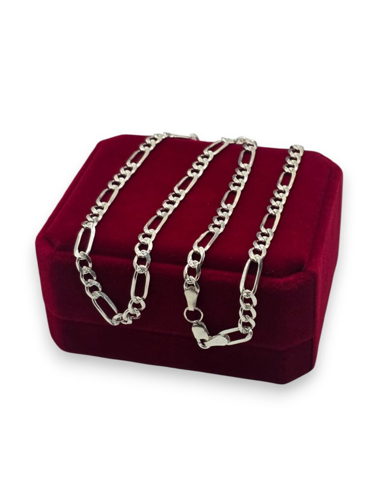SILVER 925 THE FIGARO CHAIN 5MM (1347)