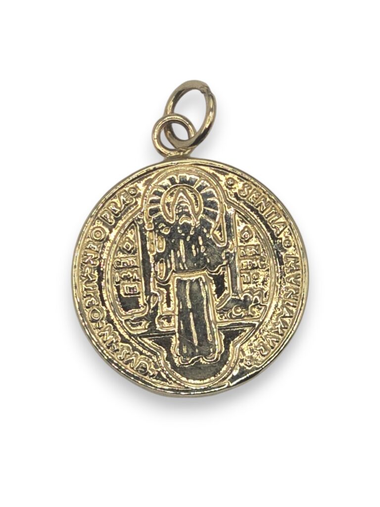 SAINT BENEDICT MEDALLION 14 K ( 1367 )