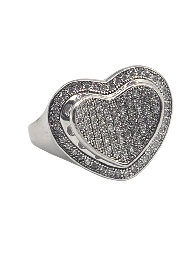 SILVER 925 AMORE RING ( 1373 )
