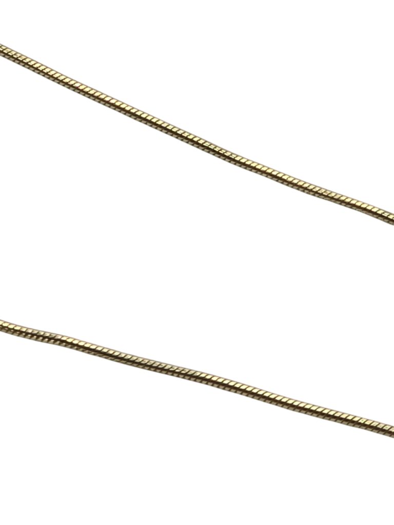 MOUSE TAIL CHAIN - 18 inch 14 k(10077)
