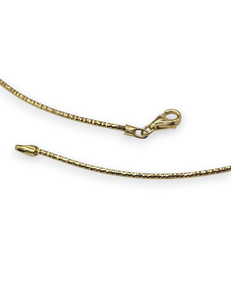 SNAKE CHAIN NECKLACE 16 INCH 14 K(1328)