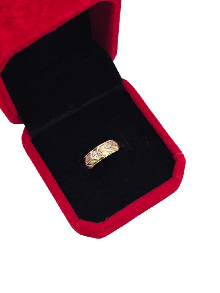 TRIPLE SHINE RING #6 14  K(10072)