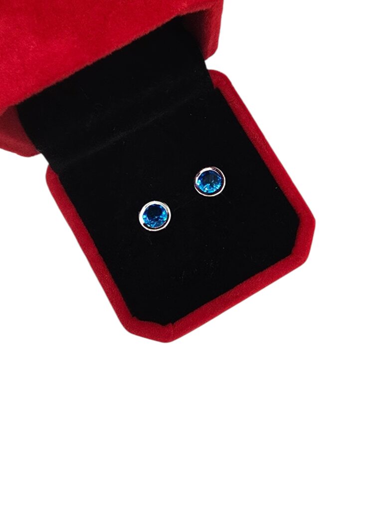 SILVER CELESTIAL CZ EARRINGS (1375)