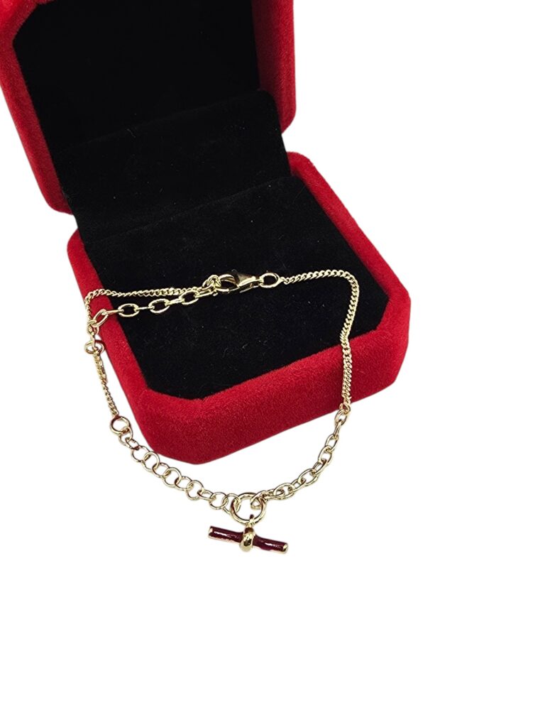 SILVER GOLDEN AURA BRACELET (1385)