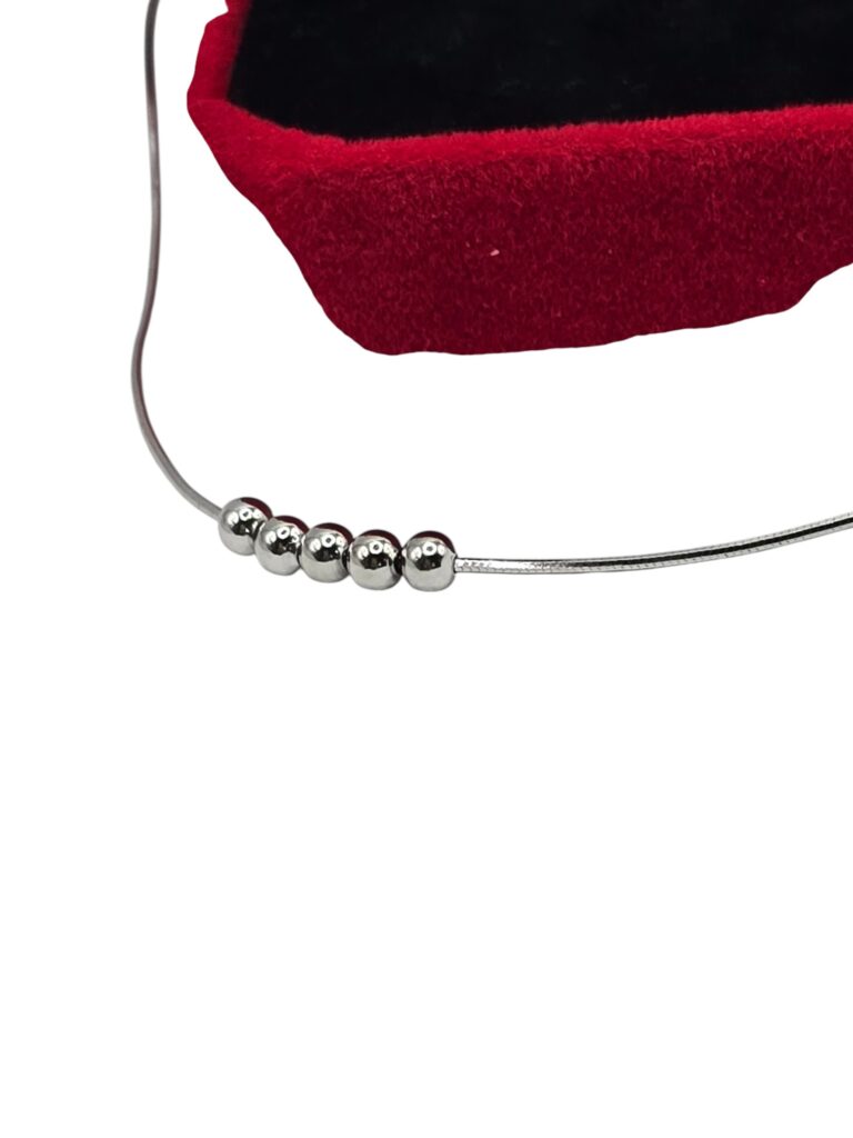 SILVER CALM SPINNER BRACELET (1386)