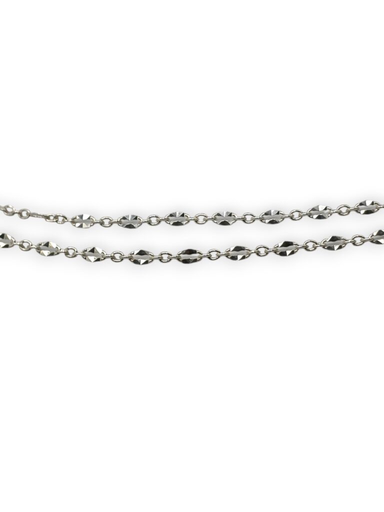 SILVER MIRROR CHAIN 17” – 2MM (1534)