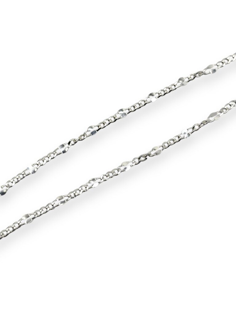SILVER CRYSTAL CHAIN 18” – 3MM (1430)