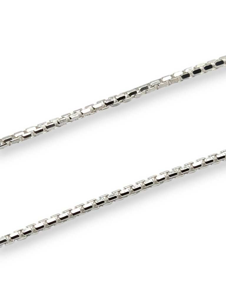 SILVER CLASSIC BOX CHAIN 18 INCH 1 MM (1433)