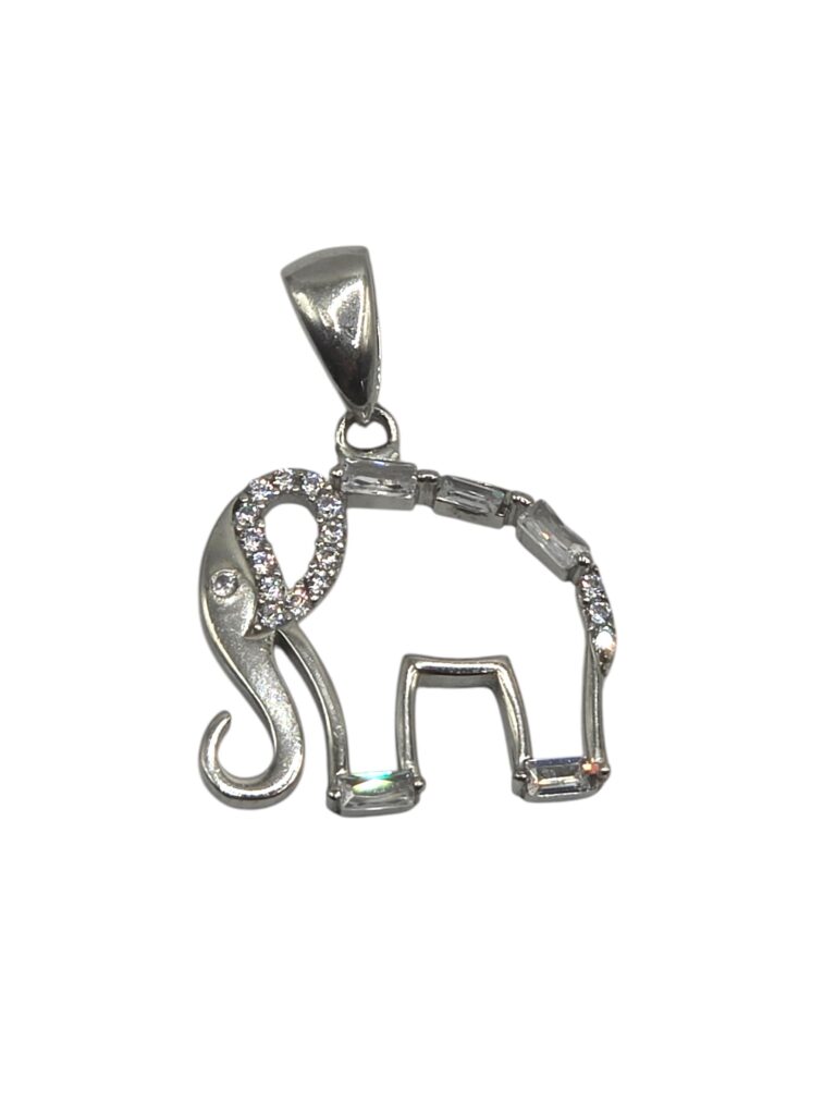 SILVER 925 LUCKY ELEPHANT PENDANT (1448)