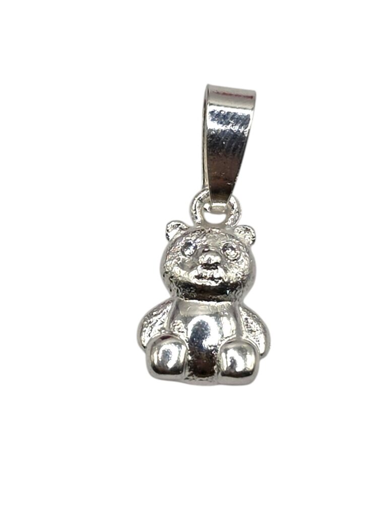 SILVER 925 MINI TEDDY BEAR PENDANT (1452)